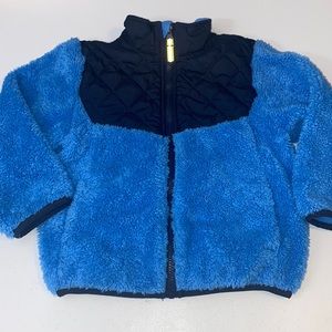 C9 By Champion Toddler Boy Full Zip Blue Sherpa Winter Jacket Size 5t
